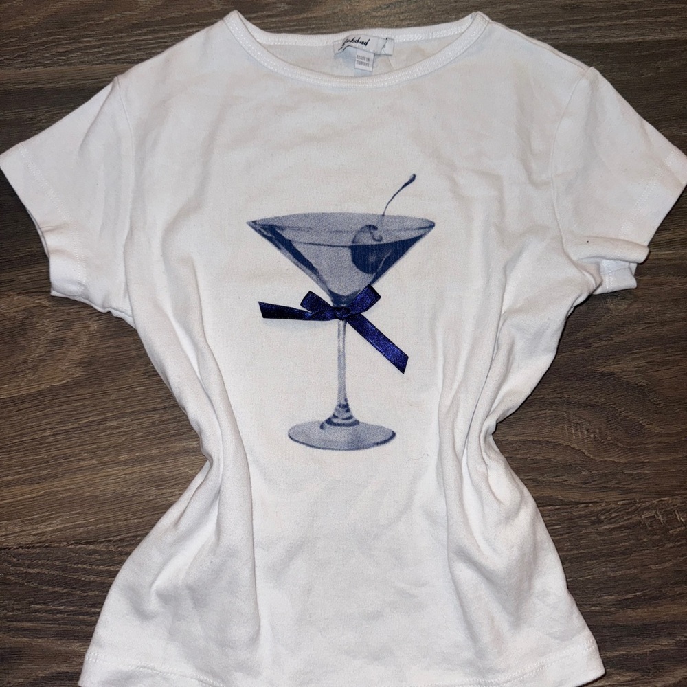 Blue martini baby tee from subdued!